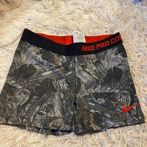 Nike pro spandex shorts